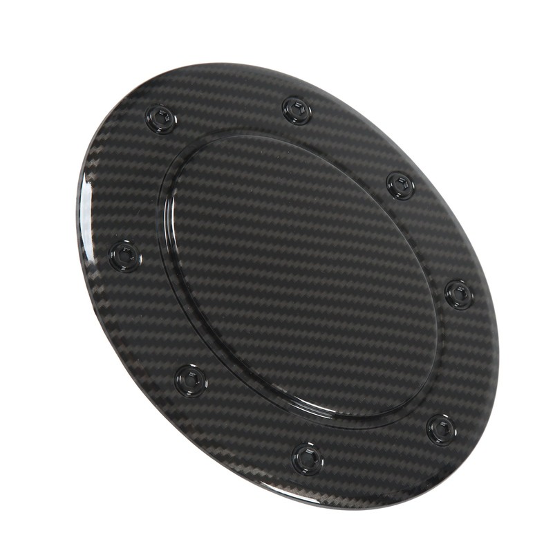 Gas Cap Cover Carbon Fiber Pattern Fuel Tank Door Cover