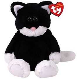 TY 67014 Bessie, Katze schwarz/weiß 33cm, Attic Treasures