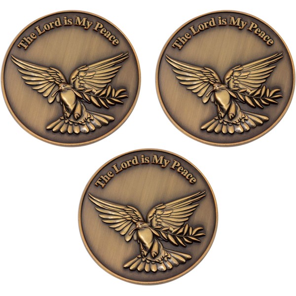 The Lord is My Peace, Bulk Pack of 3, Dove