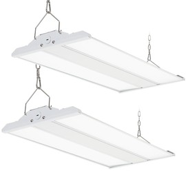 Bekada 2FT Linear High Bay Lights, 150W High Bay LED Shop Light Fixtures for Garage, Workshop, Warehouse, Commercial High Bay Lighting 5000K Daylight, 0-10V Dimmable, ETL Listed, 2 Pack