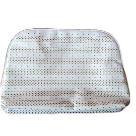 Jafra White Gold Cosmetic Bag with Zipper