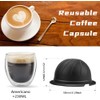 5PCS Reusable Coffee Vertuo Pods, Refillable Coffee Capsule,Compatible with Nespresso