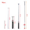 3 Pack Pick-up Tool Set - Extendable Magnetic Pick Up