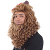 Cowardly Lion Wig & Beard Set, Brown Adult HM-245