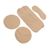 4pcs Castor Oil Packs Set Adjust Straps Prevent Leakage Washable