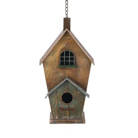 Jemeni Metal Birdhouse for Outdoors, Bird Houses for Outside Hanging, Country Cottage Style……