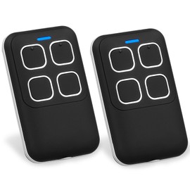 Vusddy Pack of 2 868 MHz Garage Door Remote Control, Compatible 868 MHz, 4 Channel Wireless Remote Control, Garage Door Opener Universal 868 MHz