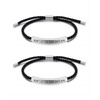 Geyynow 2 Pcs Dont Let the Hard Days Win Bracelet,