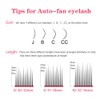 NAGARAKU Easy Fan Mega Volume Eyelash Extension Self Blooming Rapid
