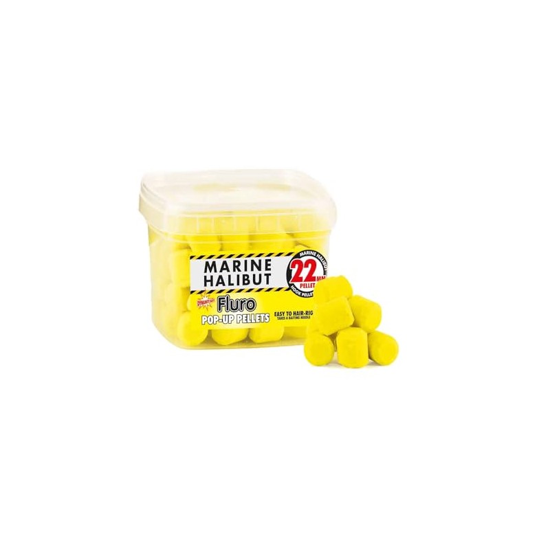 Dynamite Baits - Fluro Pop-Ups Pellet Marine Halibut D: 22mm