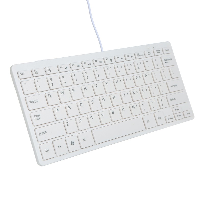 USB Mini Keyboard with Chocolate Buttons Stylish and Portable Keyboard