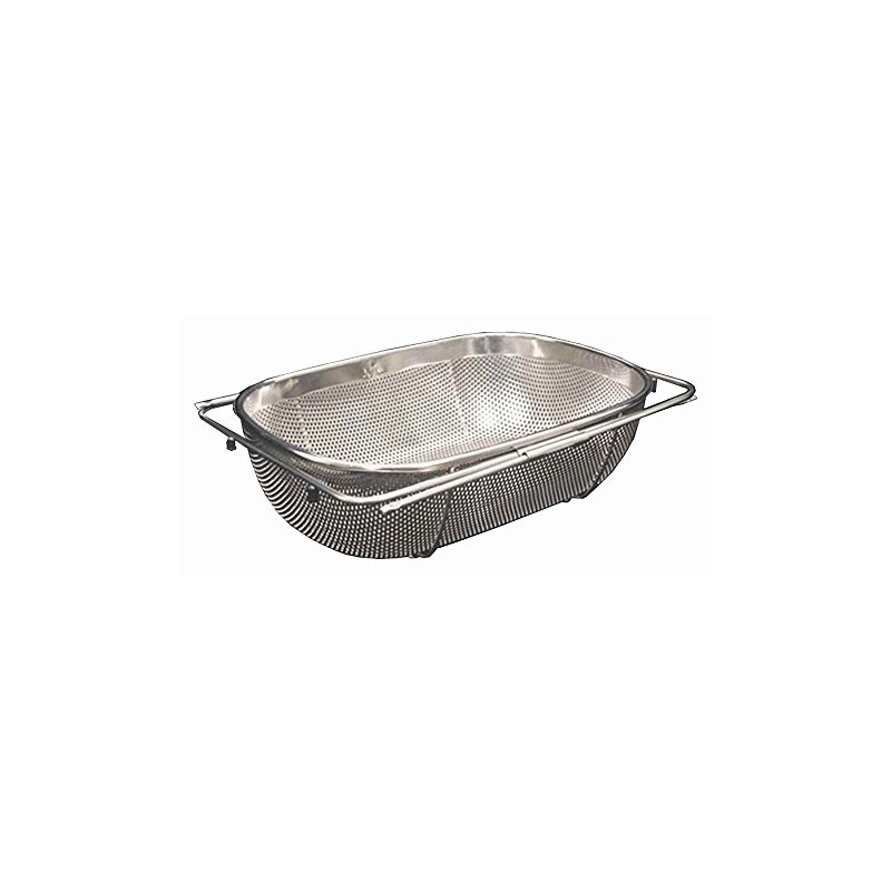 Whitehaus Over The Sink Extendable Colander Strainer Stainless Steel WHNEXC01