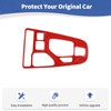 RT-TCZ for Cherokee Red Gear Shift Panel Cover Trim for