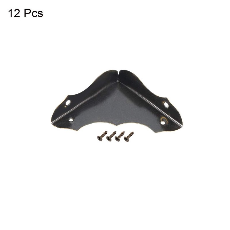 sourcing map Desk Corner Protector Table Edge Protector Cover Metal