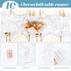 10 Pack White Cheesecloth Table Runner,10FT Gauze Table Runner Cheesecloth