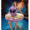 POZA Inflatable Alien Pool Float Tube - Heavy Duty Vinyl