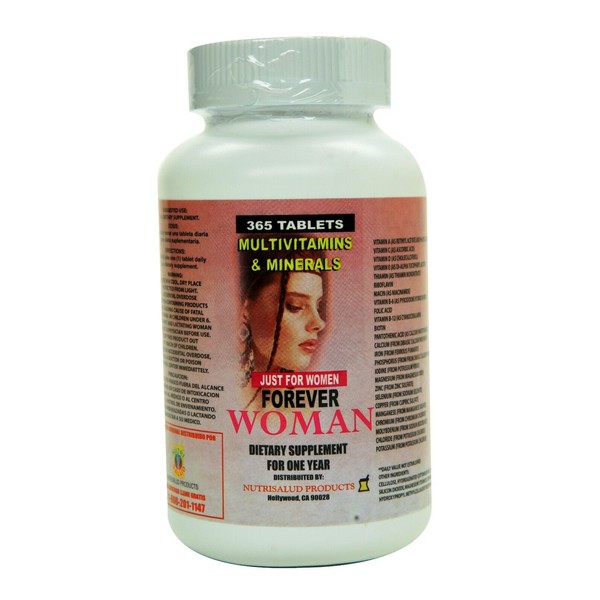 Nutrisalud Products Multivitaminas Forever Woman 365 tabletas 1 year supply vitaminas para la mujer
