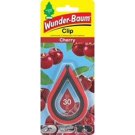 WUNDER-BAUM Lufterfrischer Clip I Langanhaltender Duft im Auto oder zu Hause I Cherry 1 Stück