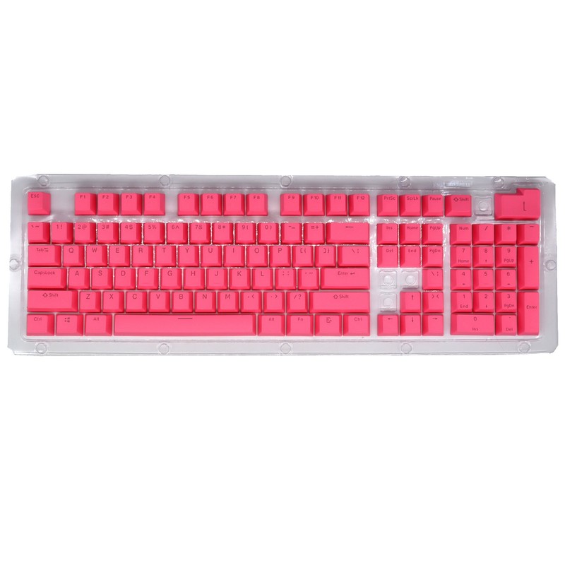 PBT Keycaps Ergonomic Design Oil Resistant Colorful 108 Key Video
