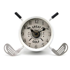 AOROTOE Golf Gifts for Men Dad Women Brother Bosses Golf Clubs Desk Clock Cool Desk Accessories for Coworkers Golfer Fans Souvenir Novelty Event Golf Office Decor Golfer Gadgets Unique Funny Stuff