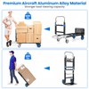 3-in-1 Convertible Heavy Duty Folding Hand Truck, 600LBS Dolly Cart