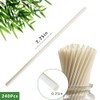 Bamboo Fiber Straws, Eco-Friendly Natural Drinking Straws, Biodegradable & Durable