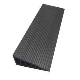 Bilaida PVC Plastic Threshold Ramp, 800 LBS Capacity, 39" Wide Non-Slip Wheelchair Ramp for Doorway Indoor or Outdoor, Bathroom, Garage and Supermarket Entrance, Cuttable Black (1" H)