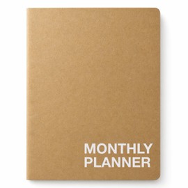 Monthly Planner 2026-2027, Jokotha 18 Months Calendar Planner from July 2026 to December 2027, 8.5"x11", Personal Organizer for School, Study & Schedule Planning, Kraft Brown