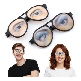 12 Gafas De Fiesta Pintadas Para Bromas Y Disfraces