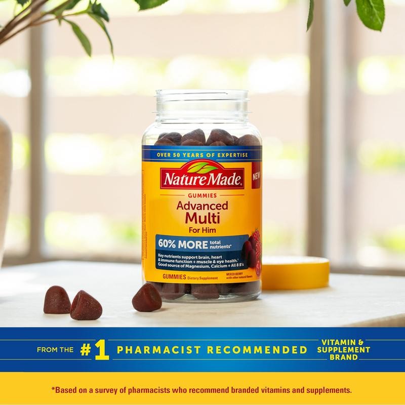 Advanced Multivitamin Gummies For Him