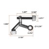 Heavy Duty Adjustable Hinge Pin Stop with Bumper Tip Hardware