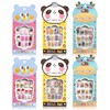 144 x Kids False Nails Pre-Glued 12 Individual Boxes Cute