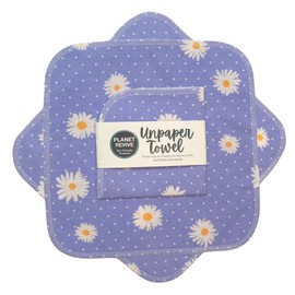 Planet Revive Unpaper Towels - Pack of 6 (choose design), Lemon
