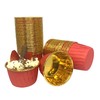 Baking Cup Liners Red – 100pcs for Cupcakes Muffins Desserts