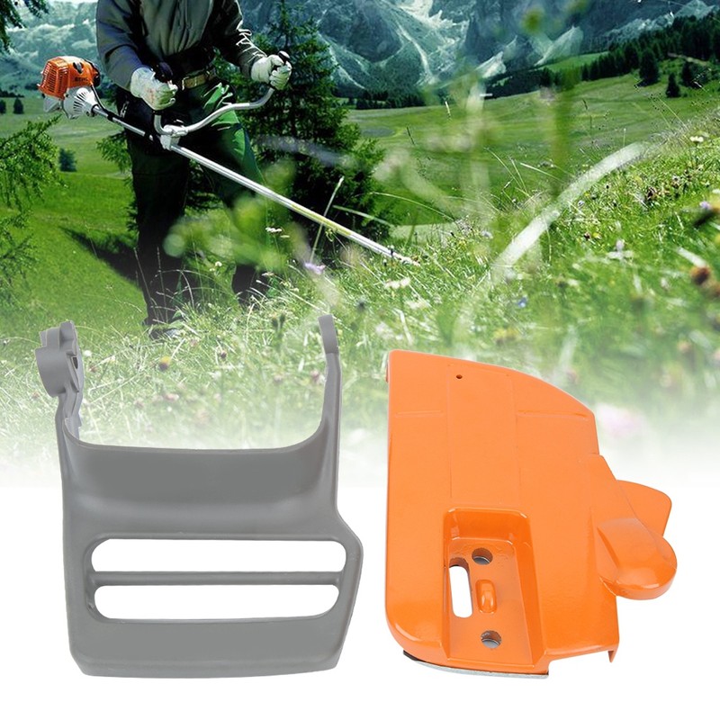 Chain Saw Brake Handle Guard Chain Sprocket Clutch Cover Set