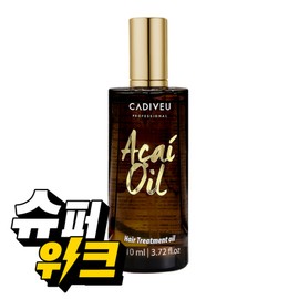 Cardiview Acai Oil 110ml Non-sticky Hair Oil Serum Coating for Damaged Hair Shiny Nutrition Care Beauty Salon Oil Flight Attendant Hair Oil, 1 Piece / 카디뷰 아사이오일 110ml 끈적임 없는 헤어오일 세럼 손상모 코팅 윤기영양케어 미용실오일 승무원헤어오일, 1개