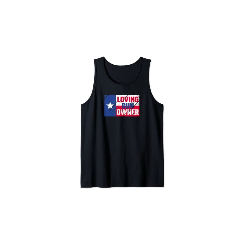 Texas Open Carry Approval Legal Weapon Idea for Men Tank