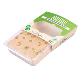 Eastanbul Halvah with Pistachio, 10.6oz, Turkish Halva, Tahini Halvah, Pistachio Halva Candy, Traditional Sesame Dessert, Vegan, Gluten Free Halva, Non-GMO, Halwa, Halawa