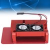 Aluminum Alloy Case Box with Dual Fan Heat Dissipation Accessory