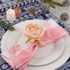Getfitsoo Flower Napkin Rings Set of 8, Handmade Rose Napkin