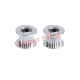 Super Print GT2 Idler Pulley GT2 20 Teeth Bore 5 mm for Voron 2.4 for 3D Printers 9 mm/10 mm Width GT2 Timing Belt (Pack of 10)