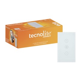 Tecnolite Connect - Atenuador Inteligente Atenuador Inteligente Wifi, Compatible con Alexa y Asistentes Virtuales, 100 -240V~ 50 Hz/60 Hz, 200W, Accesorios de Conexión Incluídos, Requiere Cable Neutro