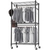 Himimi Heavy Duty Garment Rack Adjustable 3 Tiers Wire Shelving