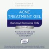 Equate 10% Benzoyl Peroxide Acne Treatment Gel - 2-Pack