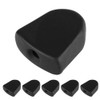 Glomora 6PCS Black Guitar Tuning Pegs - Metal, Small Square