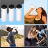 Sunnyray 10 Pcs Squeeze Sports Water Bottle 23 oz Reusable