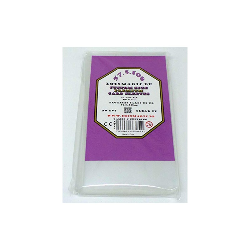 docsmagic.de 3 x 50 Premium Custom Size Board Game Sleeves