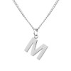GD Good.designs Est. 2015 Necklace with Silver Letter, I Initial,