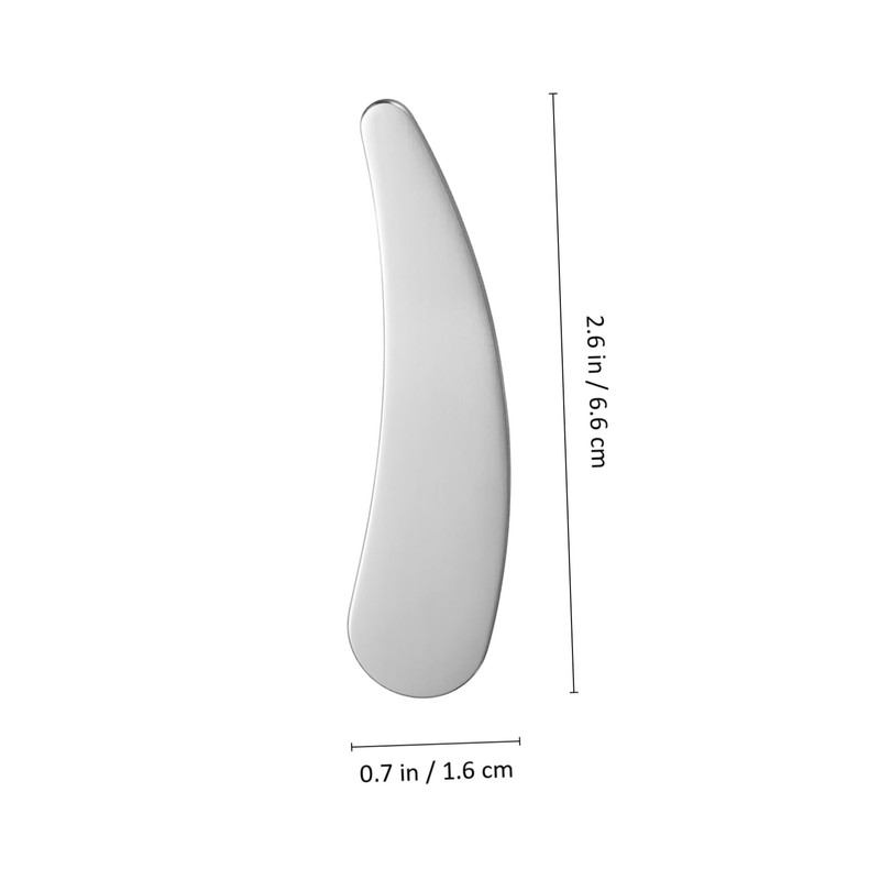 Beavorty Stainless Steel Facial Cream Spatula Set of Mini Beauty