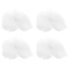 Abaodam Pack of 4 Cloud Blanket Lint Bedroom Cloud Children's Room Cloud Decoration Cloud Light Fluffy Clouds for Ceiling Fluffy Floating Clouds White 3D Hanging Lamp Wedding